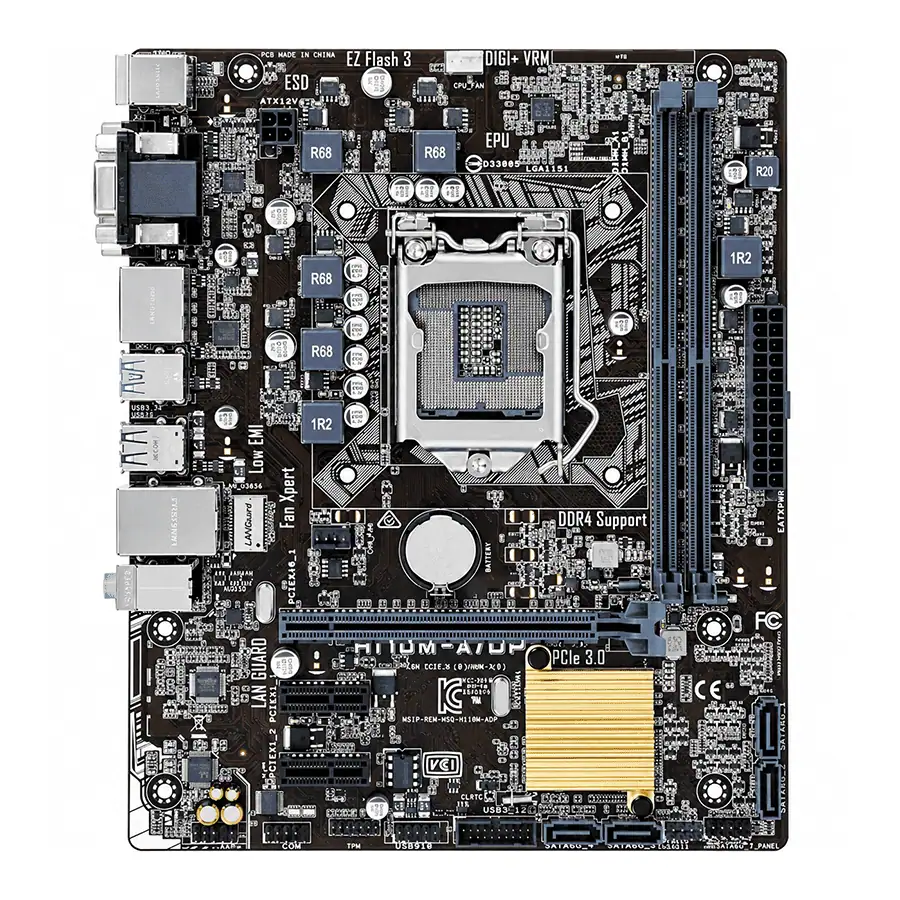 مادربرد ایسوس مدل ASUS H110M-A/DP 1 مادربرد ایسوس مدل ASUS H110M-A/DP